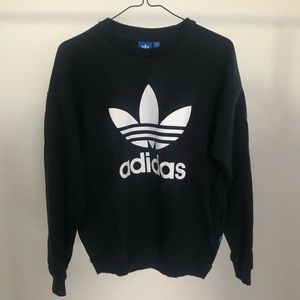 Adidas Black Crewneck